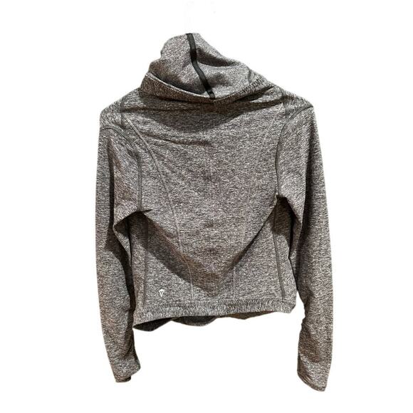 Ivivva by Lululemon Athletic Shrug Heather Grey Wrap Waist Size 12 Girls - Picture 2 of 4